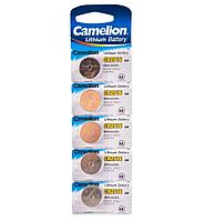 Батарейка Camelion CR2016-BP5 Lithium Battery 3V, 220 mAh (5 шт.)