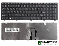Клавиатура для ноутбука Lenovo IdeaPad Z580, V580, G580 (черная, RU)