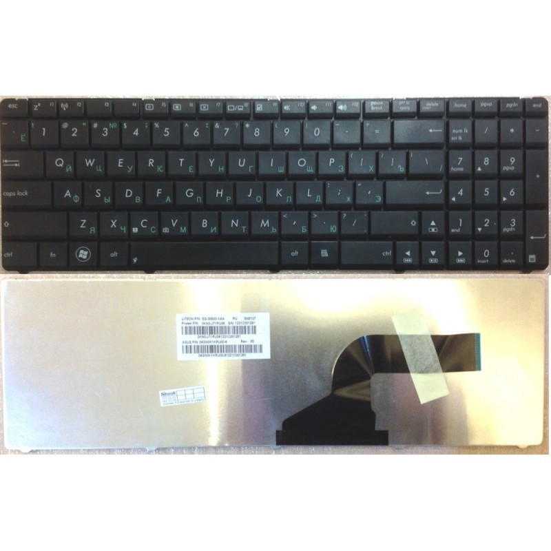 Клавиатура для ноутбука Asus K73BY K73E K73S K73SD K73SJ K73SM K73SV K73T K73TA K73TK