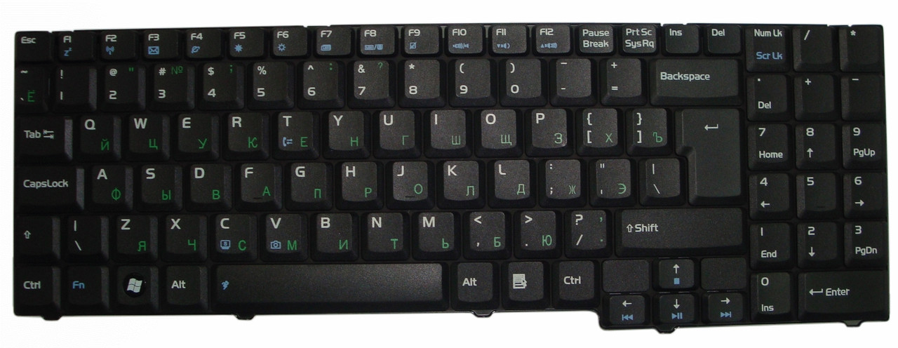 Клавиатура для ноутбука Asus X70 X70A X70AB X70AC X70AD X70AF X70E X70F X70I X70IC X70IJ X70IL X70KR X70L X70SE X70SR X70Z