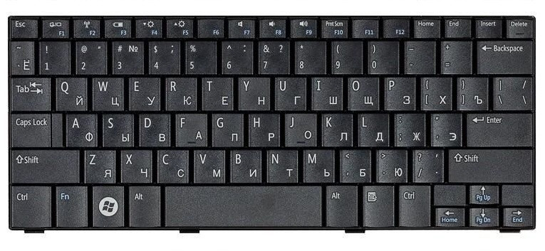 Клавиатура для ноутбука DELL Inspiron W664N
