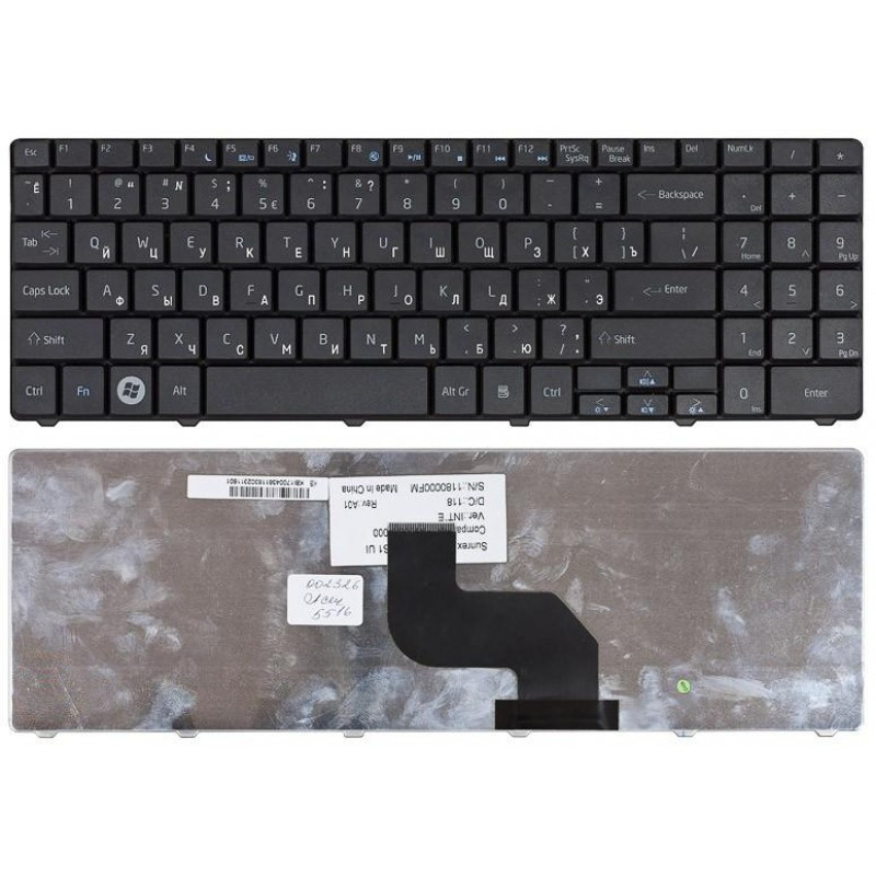 Клавиатура для ноутбука Acer eMachines G520