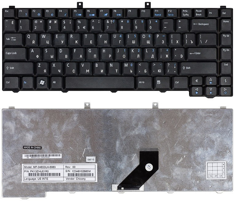 Клавиатура для ноутбука Acer Extensa 6700 6700Z