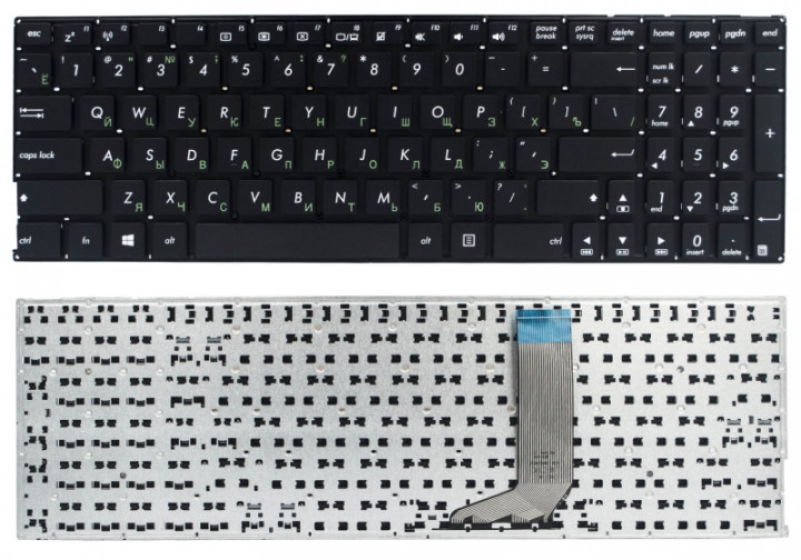 Клавиатура для ноутбука Asus F556 F556U F556UA F556UB F556UF F556UJ F556UQ F556UR F556UV