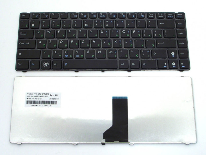 Клавиатура для ноутбука Asus N43 N43JM N43SL N43SN N43T