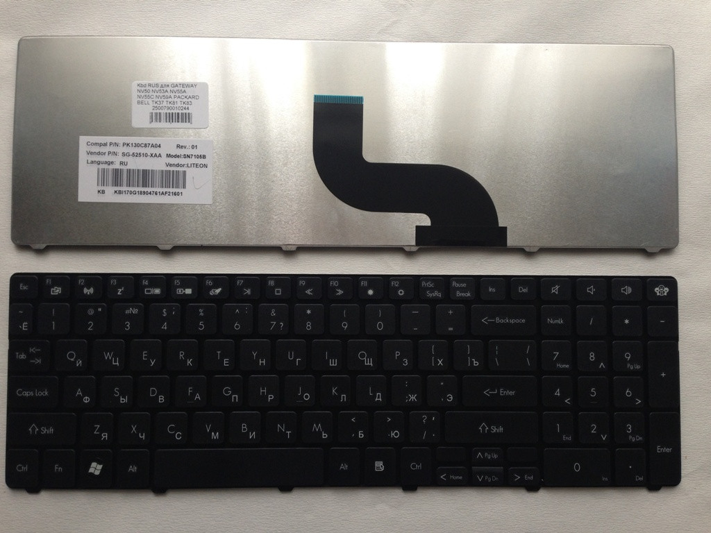 Клавиатура для ноутбука Gateway NV73A