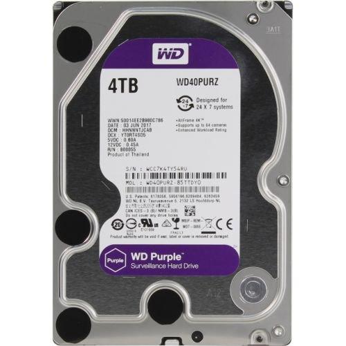 Жесткий диск HDD 4000 Gb Western Digital SATA III (WD40PURZ) (3.5")