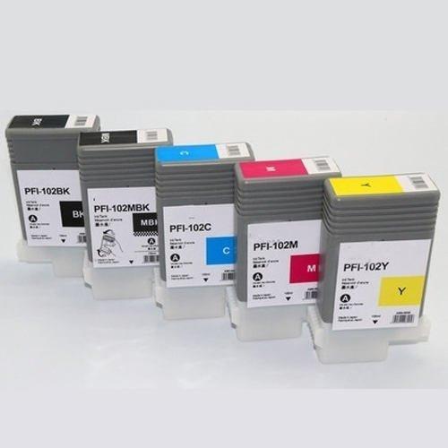 Картридж струйный Jet Tek для Canon PFI-102Y Yellow