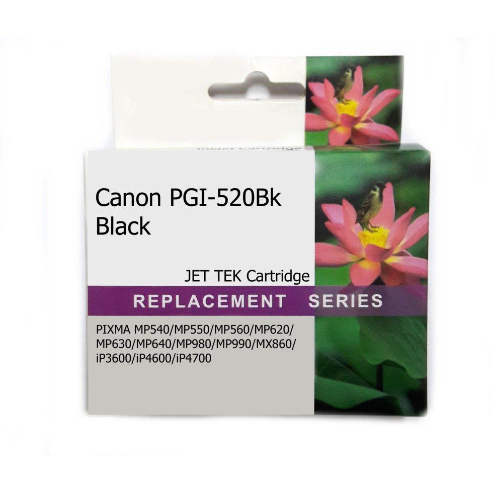 Картридж струйный Jet Tek для Canon PGI-520Bk Black