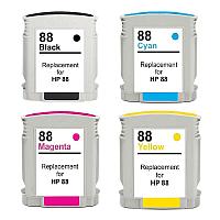 Картридж струйный Jet Tek для HP C9392AE (№88XL) Magenta