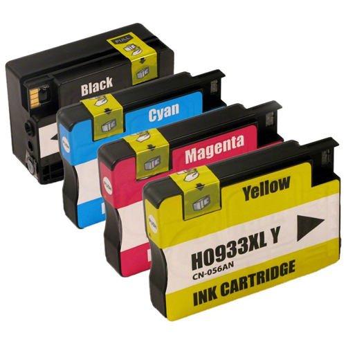 Картридж струйный JET TEK для HP CN056AE (№933XL) Yellow