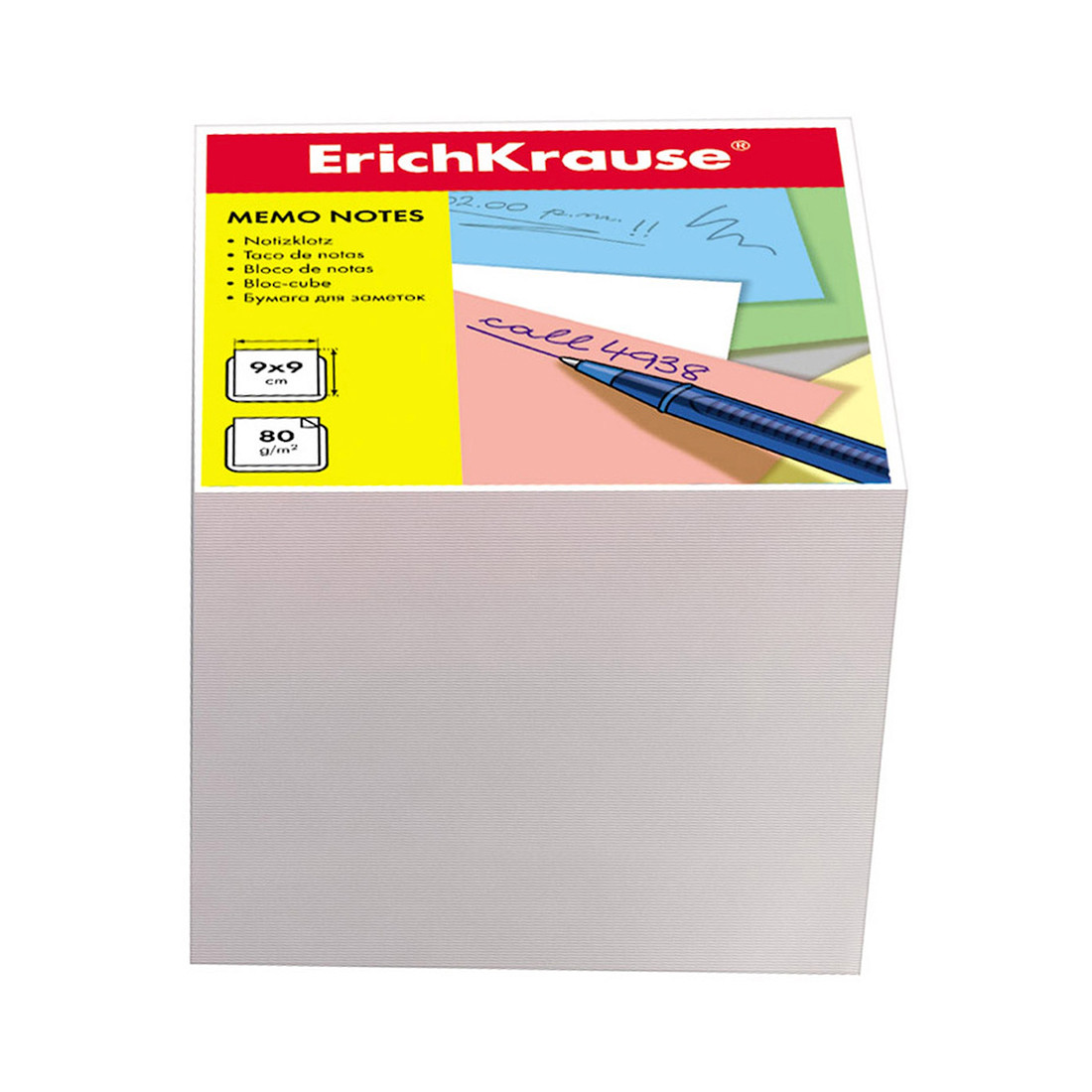 Бумага настольная ErichKrause (90x90x90 мм, Белый)