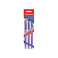 Пакет ручек шариковых ErichKrause R-301 Violet Stick&Grip (Фиолетовый)