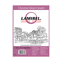 Обложки картонные глянцевые Lamirel LA-78689 Chromolux A4 (Белый, 100шт)