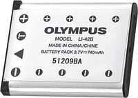 Батарейка (аккумулятор) OLYMPUS LI-42B (740 mAh)