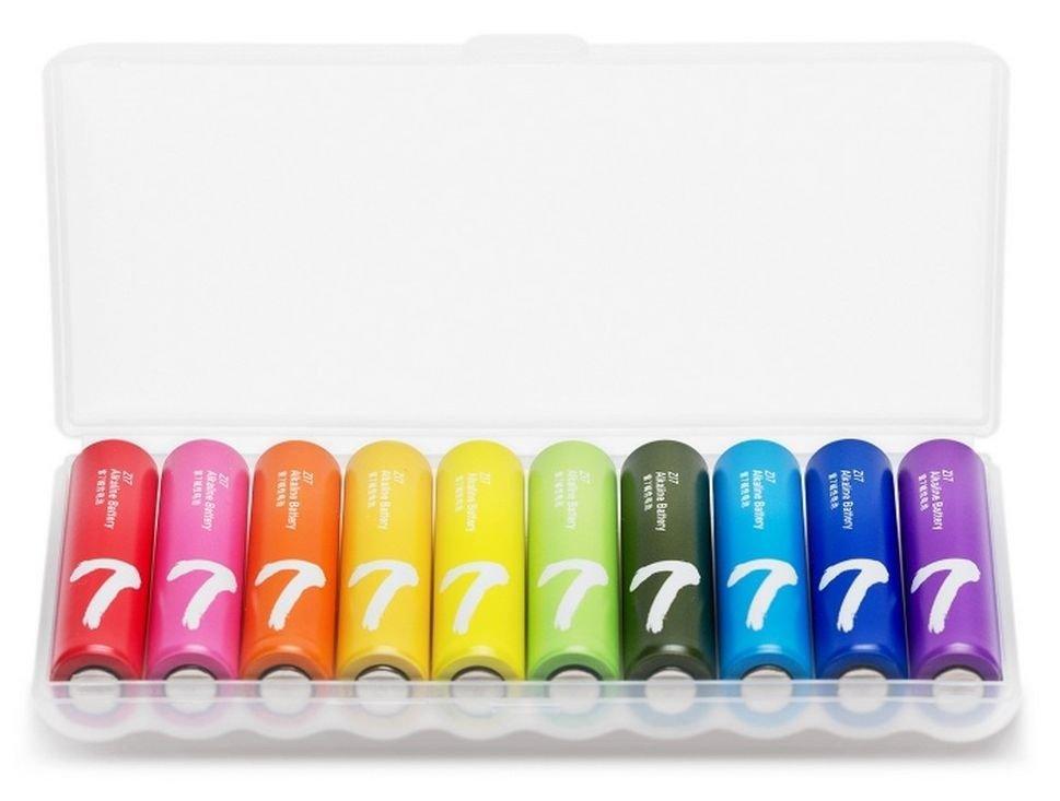 Батарейки Xiaomi ААА Rainbow 7 NQD4001RT (AA701), 1.5V (10 шт.)