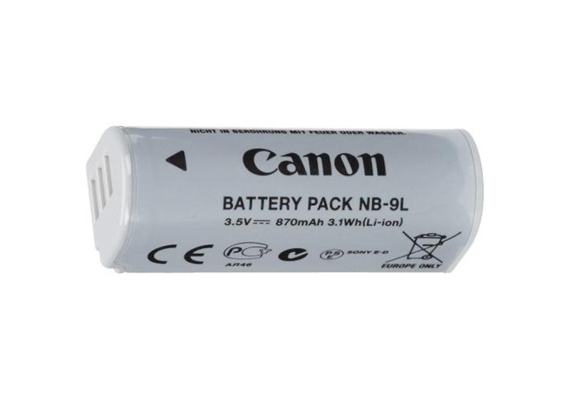 Батарейка (аккумулятор) Canon NB-9L (870 mAh)