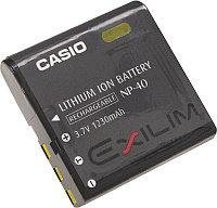 Батарейка (аккумулятор) Casio NP-40 (1300 mAh)