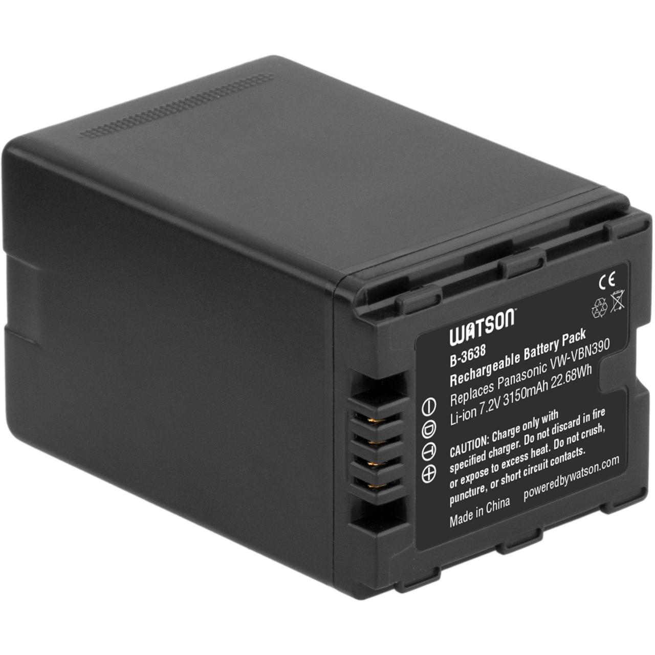 Батарейка (аккумулятор) Panasonic VBN390 (4000 mAh)