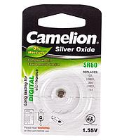 Батарейка Camelion SR60-BP1, Silver Oxide, 1.55V (1 шт.)