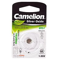 Батарейка Camelion SR57-BP1, Silver Oxide, 1.55V (1 шт.)