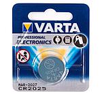 Батарейка Varta CR2025-BP1, Lithium Battery, 3V (1 шт.)