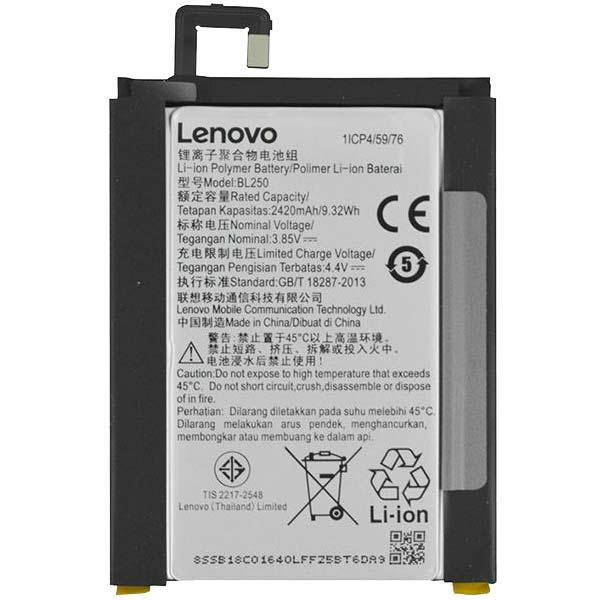 Батарея для Lenovo Vibe S1 (BL-250, 2420 mAh)