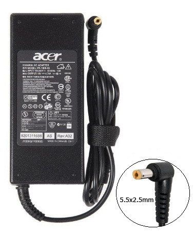 Оригинальная зарядка (сетевой адаптер) для ноутбука Acer 19V 4.74A 90W 5.5x2.5mm