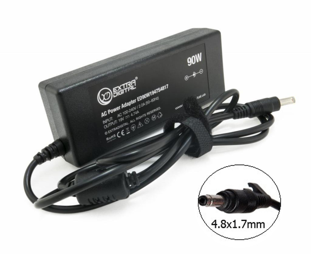 Зарядка (сетевой адаптер) для ноутбука HP 19V 4.74A 90W 4.8х1.7mm 