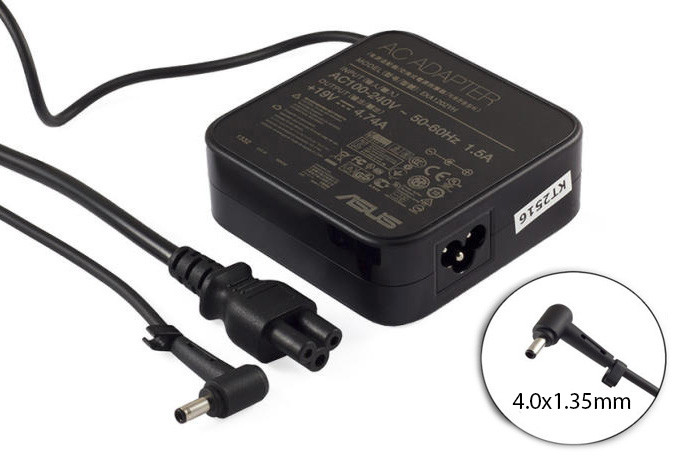 Оригинальная зарядка (сетевой адаптер) для ноутбука Asus 19V 4.74A 90W 4.0x1.35mm