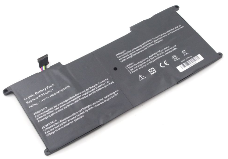 Батарея для ноутбука Asus Zenbook UX21, C23-UX21 (7.4V, 4800 mAh) Original
