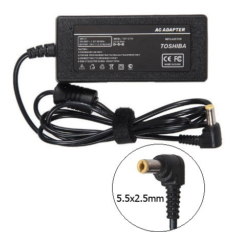 Зарядка (сетевой адаптер) для ноутбука Toshiba 19V 2.37A 45W 5.5х2.5mm 