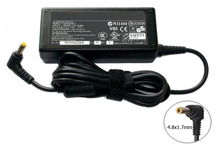 Оригинальная зарядка (сетевой адаптер) для ноутбука Sony Vaio 10.5V 4.3A 45W 4.8x1.7mm