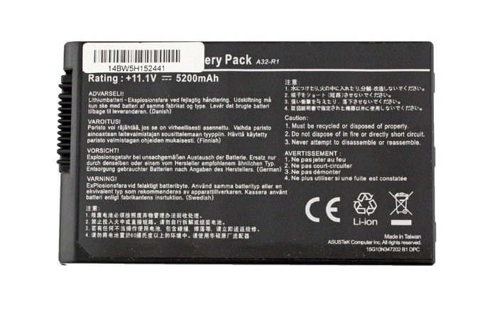 Батарея для ноутбука Asus A32-R1 (11.1V 4400 mAh)