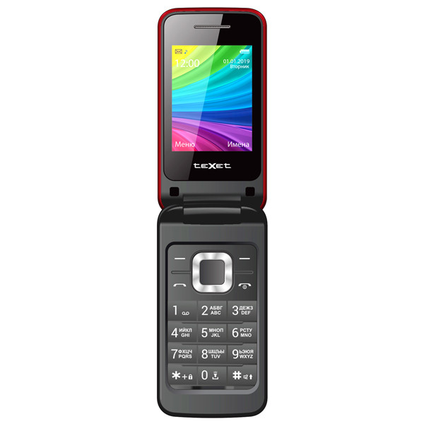 Мобильный телефон teXet TM-204 Garnet