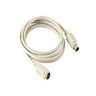 Интерфейсный кабель PS/2 Male/Male Белый