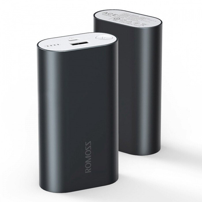 Дополнительный аккумулятор ROMOSS ACE 10000 mAh (серый)