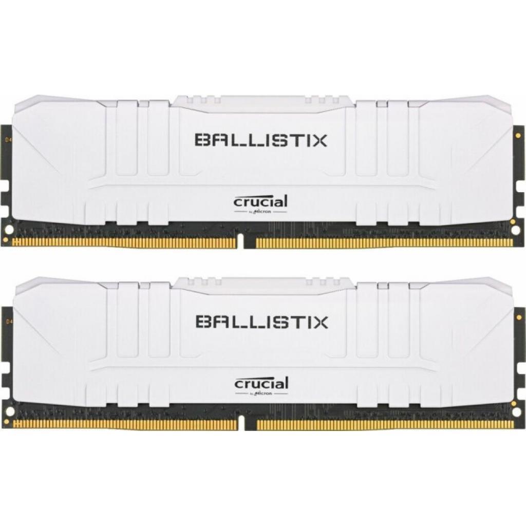 Оперативная память 16GB KIT (2x8Gb) DDR4 3200MHz Crucial Ballistix Gaming White PC4-25600 1.35V BL2K8G32C16U4W