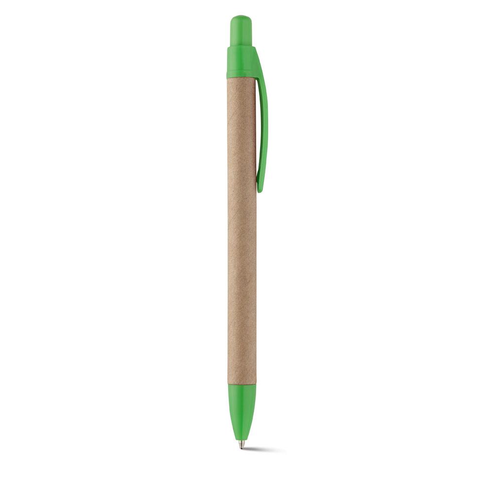 Шариковая ручка из крафт-бумаги, REMI Зеленый - фото 1 - id-p75637845