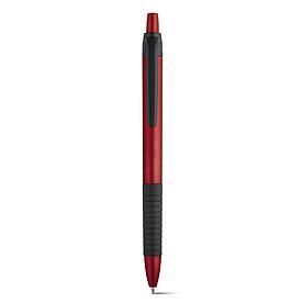 Шариковая ручка с металлической отделкой, CURL Бордовый