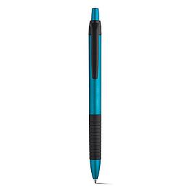 Шариковая ручка с металлической отделкой, CURL Голубой