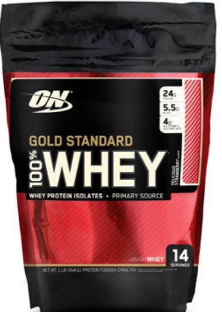 Протеин / Изолят / Концетрат 100% Whey Gold Standard, 1 lbs. - фото 1 - id-p75640757