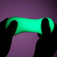 Умный пластилин светящийся в темноте PUTTY, цвет зеленый, фото 3