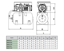 Насосная станция DAB AQUAJET 132 M, фото 3