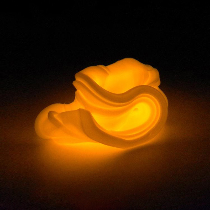 Умный пластилин светящийся в темноте PUTTY, цвет оранжевый