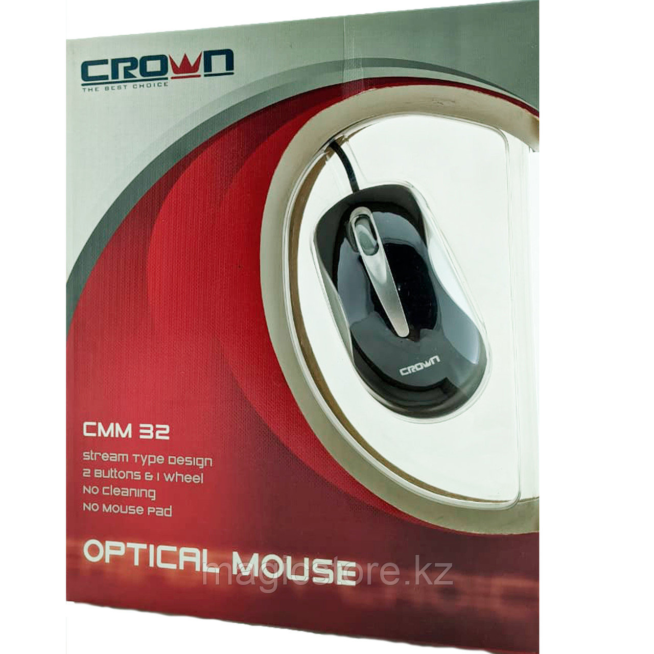 Мышь оптическая проводная Crown CMM-32 PS/2