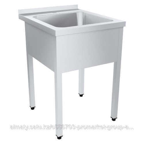 Ванна моечная цельнотянутая Профи НТ ВМОцб1-500ПНТ с бортом 600х700х870-890 мм