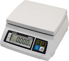 Весы электронные CAS SW02 (260х287х119 мм, платформа 241 × 192мм, 110 ~ 240 В, 0,25В) до 2 кг