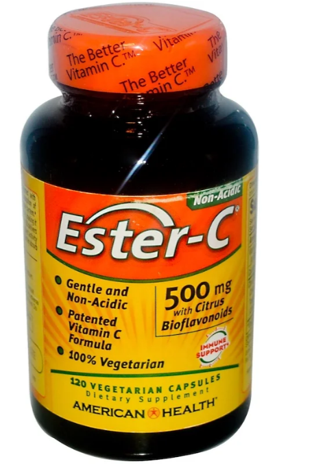 American Health, Ester-C, 500 mg, 120 Vegetarian Capsules