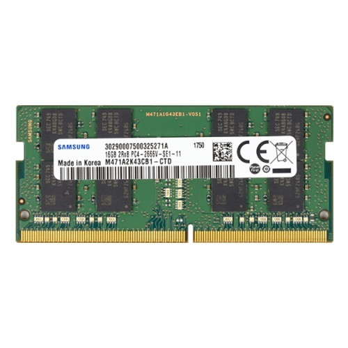 Оперативная память для ноутбука Samsung 16GB DDR4 2666 SO DIMM Non-ECC, CL19, 1.2V, M471A2K43CB1-CTD